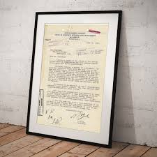 Manhatten Project Letter Framed Print by Nara / Science ...