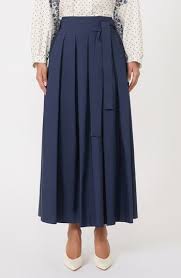 Weekend Max Mara Agiate Tie Waist Cotton Skirt | Nordstrom