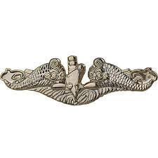 Submarine Warfare Officer Dolphins 1 1/2" Lapel Pin (Gold ...