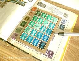 Upcycled Notebook, Aqua Green Turquoise Stamps | Recycled Pocket Journal, A6 Ruled Kraft | British Queen's Head Stamps Machin Philately Gift - Etsy