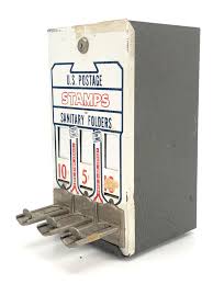 Lot - VINTAGE U.S. POSTAGE STAMP COIN OPERATED DISPENSER