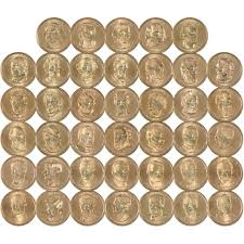 2007-2020 Presidential Dollar 40 Coin Complete Design Set ...