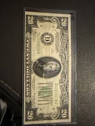 Miscut 1934 Series $20 Dollar | eBay