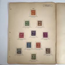 USA 1937-1938 COMMEMORATIVES POSTAGE STAMP SMALL COLLECTION ...