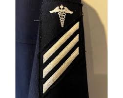 Vintage WW2 WWII US Navy Hospital Corpsman Dress Blue Uniform W Patches - Etsy