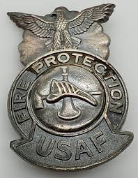Vintage USAF Fire Protection Badge | eBay