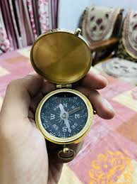 Antique Military Nautical Compass - Brass Vintage WWII ...