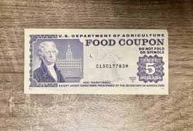 FOOD STAMP COUPON $5.00 1979 B USDA Authentic, Uncirculated ...