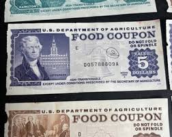 Vintage USDA Food Stamps: 1976-1990 Circulated Full Note ...