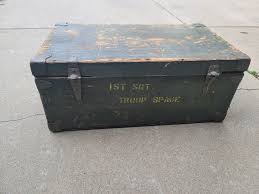 Vintage USMC footlocker for Sale in Aurora, CO - OfferUp