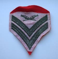 Military patch US Marine Corporal Crossed Rifles RED FELT ...