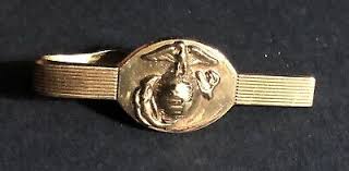USMC Marine corps Marines dress Tie Clip Bar Vintage ...