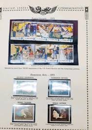 Vintage US Postage Stamp Collection Large Lot Over 1,100 Stamps 1898 To 1984 | eBay