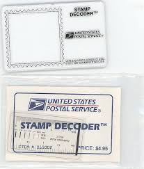 Wouldn't it be great if this could detect counterfeit stamps?