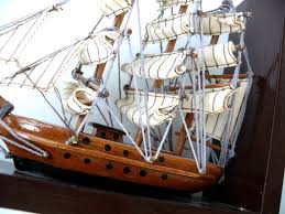 Vintage French Wooden Sail Boat Bookends Ship Book Ends Detailed Wood Nautical Bookends Library Decor Desk Decor Book Lover Sailor Gift | Schooner Chandlery