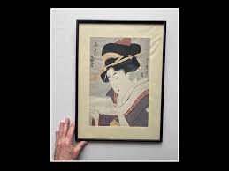 Lithograph Geisha - Etsy