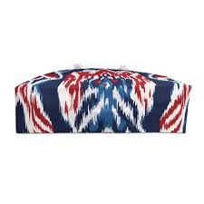 24 X 13 Inch Spun Polyester Weekender Bag Red White Blue ...