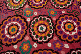 Vintage Folk Art Suzani From Uzbekistan, 70s / 80s 200 X 294 ...