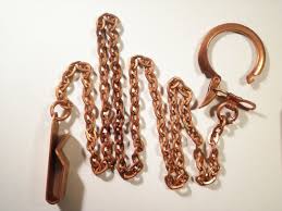 4 Copper Coated 18" Key Chains With Belt Clip - Etsy