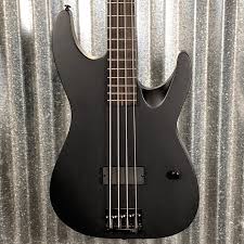 ESP LTD M-4 Black Metal Black Satin 4 String Bass LM4BKMBLKS ...