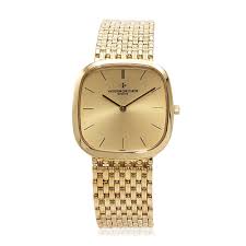 18ct Yellow Gold Mechanical Vacheron Constantin Watch - Second-Hand, High-Quality