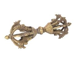 Vintage Ethnic Charm: Handmade Brass Vajra Ritual Dorje - Antique Ritual Artifact Religious Collection Nepal - Etsy