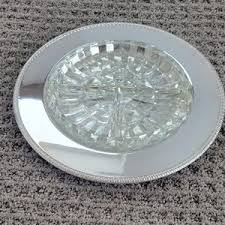 Vintage WM Vintage WM Roger's Tri-divided Crystal Relish ...