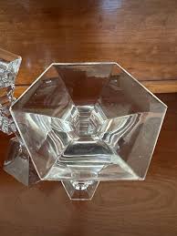 Val St. Lambert 9" Tall Crystal Candlesticks - Etsy