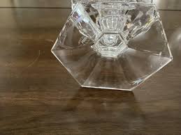 1990s Royal Doulton Concord Crystal Candle Holders for ...