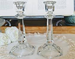 Vintage Mikasa Oxford (giftware) Art Deco 7'' Clear Glass ...