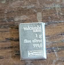 1 Gram Valcambi Silver Bar & Gold Flake Vial – MTNB