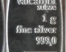 Silver 2 Each 1 Gram Bar's 999. Certified Assayer From ...