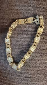 Vintage Signed Sarah Coventry Gold Tone Circle Link Chain Bracelet 7" Costume | eBay