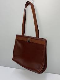 Salvatore Ferragamo Tote Bag Leather BRW Solid Vara Ribbon ...