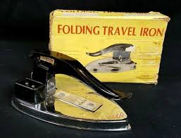 Vintage World Folding Travel Iron Model 571319 NO CORD With ...