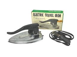 Vintage Small Electric Portable Folding Iron by Travel ...