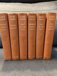 Zane Grey Lot Of 6 Vintage Western Adventure Novels 1932 ...