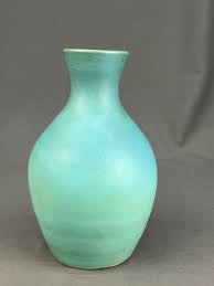Vintage Van Briggle Pottery Turquoise Blue 8" Lamp Base | eBay