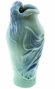 Sold at Auction: Vintage Van Briggle Lorelei Pottery Art Vase