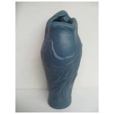 RARE Van Briggle Blue Naked Lorelei Vase - Ruby Lane