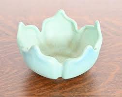 Van Briggle Arts & Crafts Lotus Form Turquoise Glazed ...
