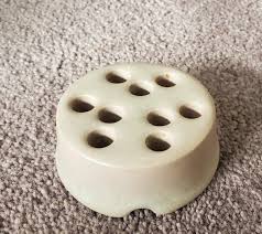 Rookwood Pottery Bowl #6132 with matching flower frog #1621E ...