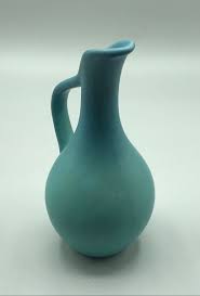 VAN BRIGGLE TURQUOISE ART POTTERY SMALL JUG | eBay