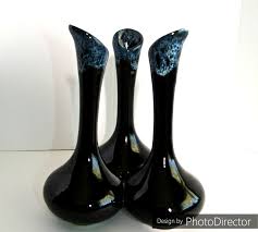 Antique BY ARTUS VAN BRIGGLE White Clay Blue Black ...