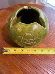 Green Italian Ceramic Vase Floral - Etsy