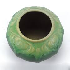 Van Briggle Pottery 1905 peacock feather vase — JMW Gallery