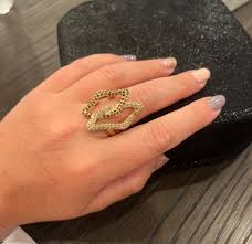 Swarovski Ring Double Twist By Michelle Monroe | eBay