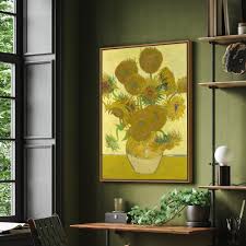 Van Gogh Sunflowers Print: Framed Gallery Wall Art - Etsy