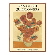 Sunflowers by Van Gogh Framed Canvas Wall Art - World Market