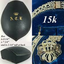 RARE Antique Victorian to Georgian Seed Pearl Parure in Box, Necklace, – Antiques & Uncommon Treasure